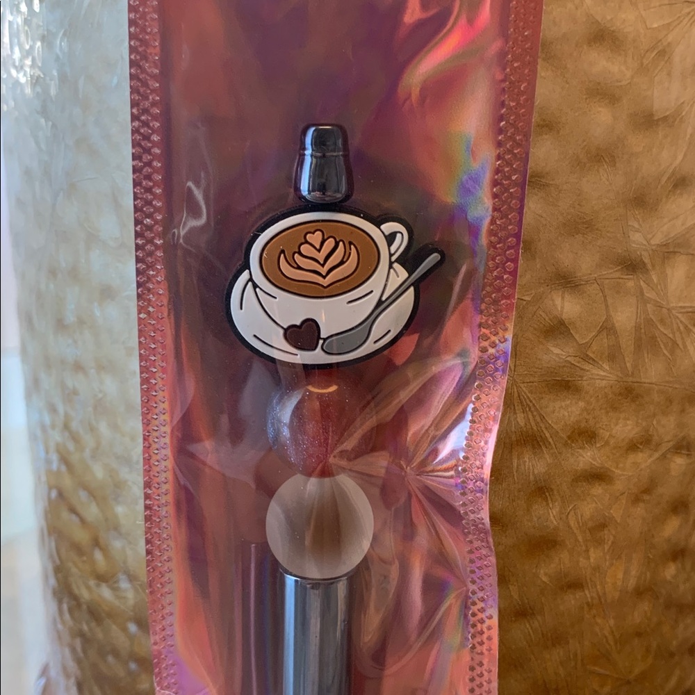 Coffee-Themed Decorative Pen - Picture 3 of 3
